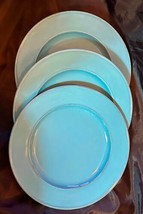 Pier 1 Martillo Dinner Plates  Corn Blue (3) 10-7/8&quot; Replacement Dishes - £24.71 GBP