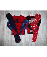 Spiderman Boys Long Sleeve Pajamas Lot Size 8 - €11,28 EUR
