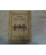 1904 Johnston Hay Tedder horse pull implement ... original book nice ! - $29.99