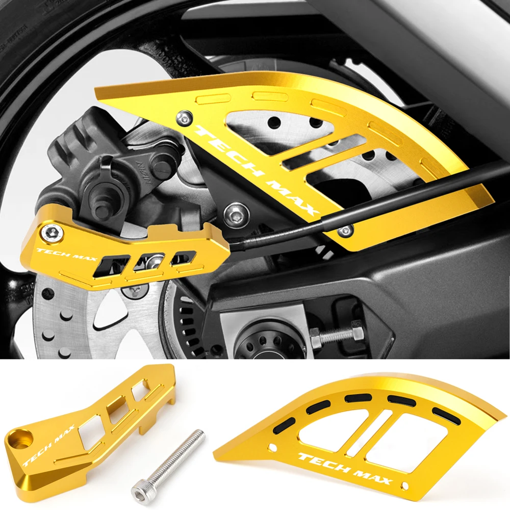 Tech Max CNC 2023 Motorcycle Brake Disc Guard Cover Protector Accessories For - £12.27 GBP+