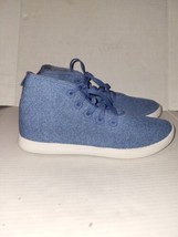 Allbirds Tree Toppers High Top Sneakers Blue Nikau Sapphire White Sole M... - £27.13 GBP