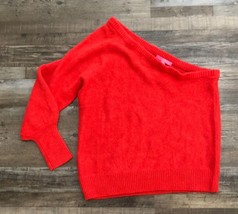 Lilly Pulitzer Womens XL Maura One Shoulder Sweater Red - £28.72 GBP