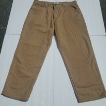 LL Bean Relaxed Fit Men’s Khaki Pants W 40 x L 30 Small Hole Back Right Pocket - £23.58 GBP