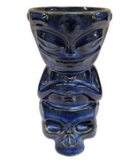 The Bone Collector Blue Tiki Mug by Tiki Farm Flounder Design 2013 - $1,110.19 MXN
