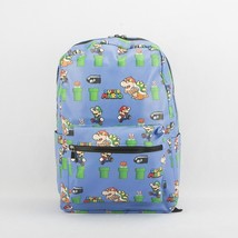 Super Mario PU Leather Cosplay Backpack Student School Shoulder Bag Pocket Monst - £44.09 GBP