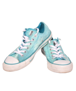 CONVERSE All Star Chuck Taylor Low Blue Tie Dye Sneakers Shoes SZ Women ... - $50.32 CAD