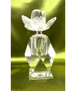 Vintage Purfume Glass Bottle ~ Shannon Crystal ~ Made in Ireland - £15.97 GBP
