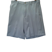 Haggar Mens Golf Shorts Blue Size 34 100% Polyester Adjustable Waist - £11.12 GBP