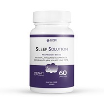 Sleep Solution - Seguro Y Efectivo All-Natural Premium Sleep Ayuda - 60 Cápsulas - £14.97 GBP