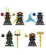 5Pcs Ninjago Forbidden Five Minifigures Kur Nokt Rox Zarkt Drix Mini Block Toys - $21.89
