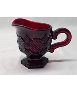 Vintage AVON 1876 CAPE COD RUBY 4 Ounce 3.75&quot; Creamer Pitcher By Wheaton... - $163.94 MXN