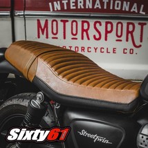 Triumph Street Twin Seat Cover 2016 2017 2018 Vintage Brown Luimoto Rider - £192.30 GBP
