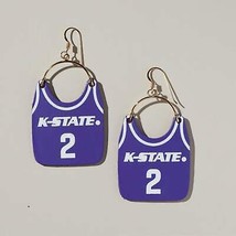 Nickel &amp; Suede x Cherry - K-State #2 Jersey Earrings - $44.10