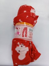 Hello Kitty Valentine&#39;s Day Ladies Heart Fleece Red Sleep Pant PJ’s Medium - $15.99