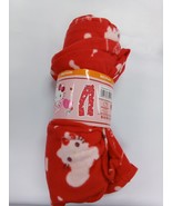 Hello Kitty Valentine&#39;s Day Ladies Heart Fleece Red Sleep Pant PJ’s Medium - $294.38 MXN