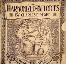 1893 Harmonized Melodies Charles Blake Victorian 1st Edition PB Ballads WHBS - £63.24 GBP