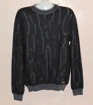 Messori  Black Gray Men&#39;s Italy 100% Wool Sweater  Size 2XL P/O Good Condition - £44.56 GBP