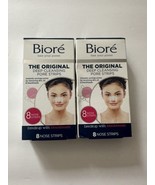 Biore Deep Cleansing Pore Strips, 8 Nose Strips. NEW DAMAGED BOX  (Pack ... - $178.07 MXN