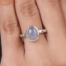 925 Sterling Silver Chalcedony gemstone Handmade Ring Jewelry - $11.14+
