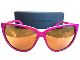 New Porsche Design P 8588 D Cat.3 Purple Cats Eye Oversized Women&#39;s Sunglasses  - $189.99
