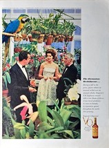 Seagram&#39;s Imported Canadian Whiskey Bird Tuxedo Garden-VO-1962 Vintage P... - €7,68 EUR