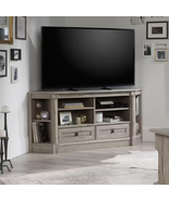 Corner TV Stand 2 Drawer Fits TVs Up to 60 in Adjustable Shelves Media C... - $7,315.31 MXN