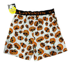 Halloween Men&#39;s Boxer Shorts Small  Pumpkins in Sunglasses Jack-o-laterns - $12.19