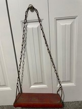 Vintage Child&#39;s Wood Swing Red - $40.00