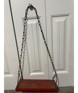 Vintage Child&#39;s Wood Swing Red - $54.70 CAD