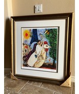 Marc Chagall ‘THE BRIDE AND GROOM OF THE EIFFEL TOWER’ Limited Ed. 74/375 - $1,846.40 CAD