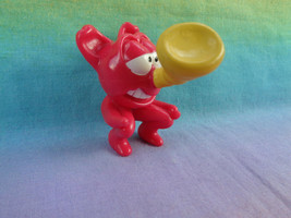 Vintage 1993 Disney Burger King Bonkers Toots Red Devil Yellow Horn Nose Figure - $2.51