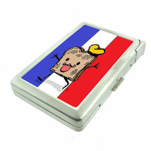 French Toast Pun Em1 100&#39;s Size Cigarette Case with Built in Lighter Wallet - £17.30 GBP