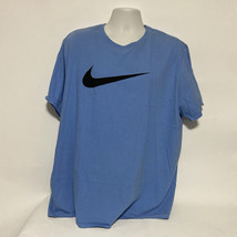 Nike Men&#39;s Athletic Wear Short Sleeve Logo Swoosh Printed Gym Active T-S... - $17.99