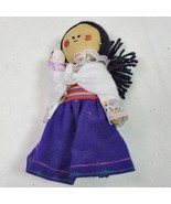 Vintage 1950s Handmade Peruvian Doll w/ Baby 6.5 Inch - €24,89 EUR