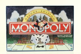 Parker Brothers Monopoly Deluxe Edition Toy Board Game - COMPLETE Crisp 1998 - £13.98 GBP