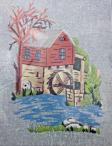 Vogart By the Brook Watermill Water Wheel 11 x 14 in Crewel Kit 880A - $482.84 MXN