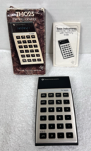 Vintage 1977 Texas Instruments Incorporated Memory Calculator TI 1025 Box - $28.22