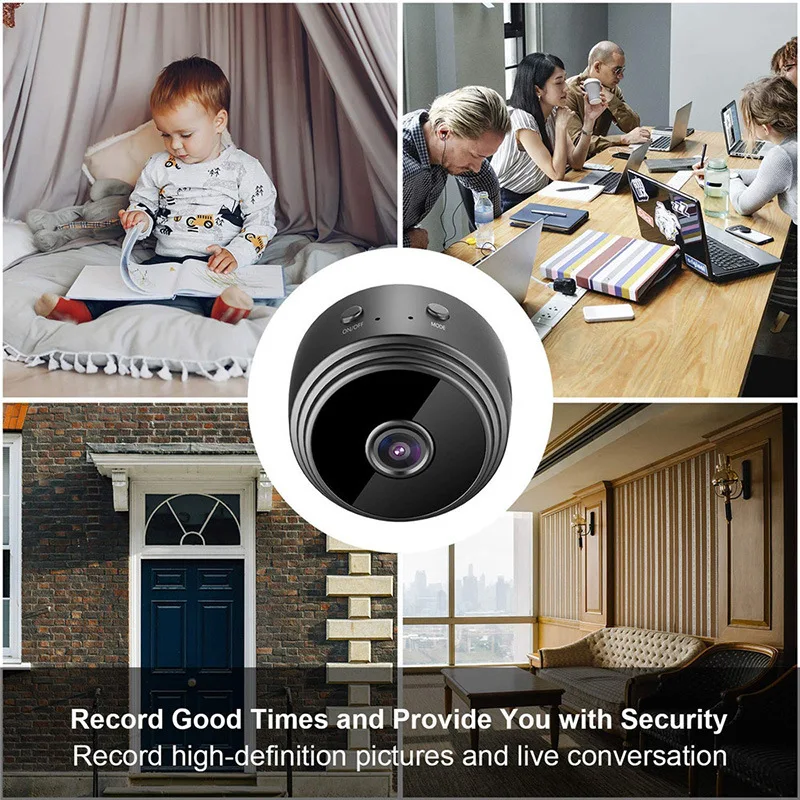 Sporting A9 Mini HD Camera WiFi Wireless Monitoring Security Protection 2022 NEW - £24.04 GBP