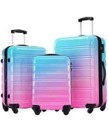 Gradient Hardshell Luggage Set: 20/24/28&quot; - $3,715.67 MXN