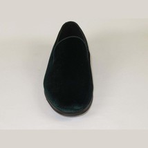 Mens Santino Luciano Shoes Soft Velvet Slip on Loafer Formal C351 Emerald Green image 2