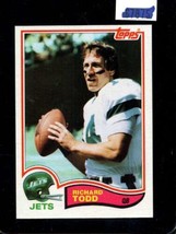 1982 Topps #181 Richard Todd Nm Ny Jets *X71433 - £0.96 GBP