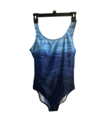 Blue Women Criss Cross Back Pack Swimsuit Size Meduim Bathing Suit - £14.63 GBP