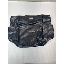 NWOT Miche Demi Bag Shell Felecity Black Faux Leather Chain Retired - $32.95