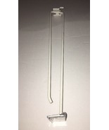 White Slatwall/Peg Board Hooks w/ price tag scanner holder 15&quot; Long-10Pc... - $947.06 MXN