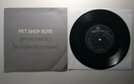 Pet Shop Boys Opportunities Let's Make Lots Of Money 7" Vinyl Record UK ... - $19.43