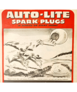 1944 Auto-Lite Saprk Plugs Advertisement Automobilia Paratrooper Cartoon... - $550.13 MXN