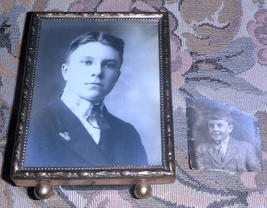 Rupert Mcleod Keast Photo in Antique Frame + Little Boy Pix - St. John, Canada - £23.72 GBP