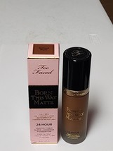 Too Faced Spiced Rum Born This Way Matte 24 Hour Foundation Full Size  - $25.74