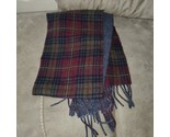 Polo Ralph Lauren Blackwatch Plaid Wool Scarf Made in Italy Fringe 60” - $59.40