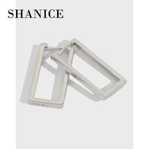 SHANICE  New Arrival INS Style Geometric Square Hoop Earrings For Women Trend 10 - £15.89 GBP